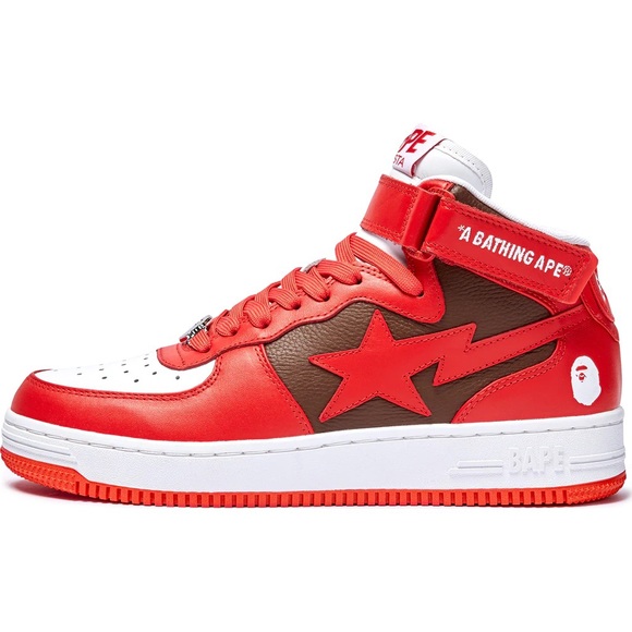 BAPE STA MID #2 MENS RED - Picture 6 of 9